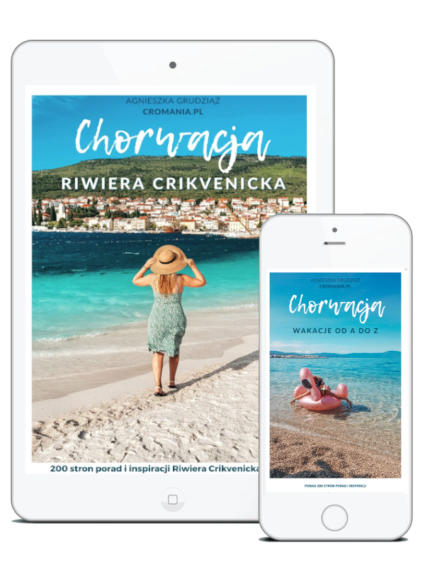 Zestaw przewodników po Chorwacji – Riwiera Crikvenicka i praktyczny poradnik 'Wakacje od A do Z'. Kompleksowe informacje o plażach, atrakcjach i planowaniu podróży po Chorwacji.