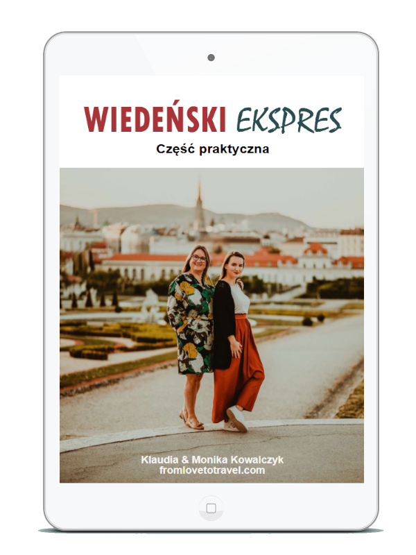 E-book „Wiedeński Ekspres” oferuje jednodniową trasę zwiedzania Wiednia z dokładnymi opisami dojazdu komunikacją oraz informacjami o atrakcjach turystycznych. Dodatkowo zawiera praktyczne wskazówki dotyczące podróży do Wiednia, w tym informacje o noclegach, komunikacji miejskiej i kuchni austriackiej.